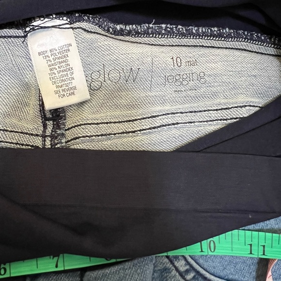 Ladies maternity 10 a:glow jegging embroidery flowers pants - Picture 8 of 15